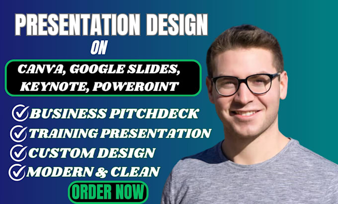 Gig Preview - Design custom branded powerpoint presentation and canva presentation slides