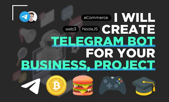 Gig Preview - Develop advanced telegram bot for your business and project using python