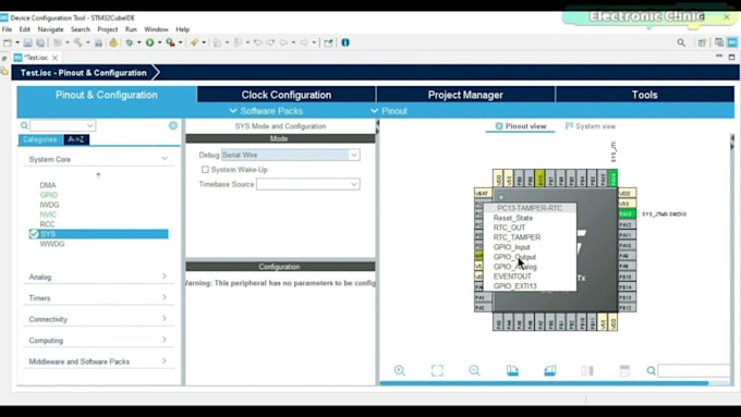 Gig Preview - Stm32 project using stm32 cube ide