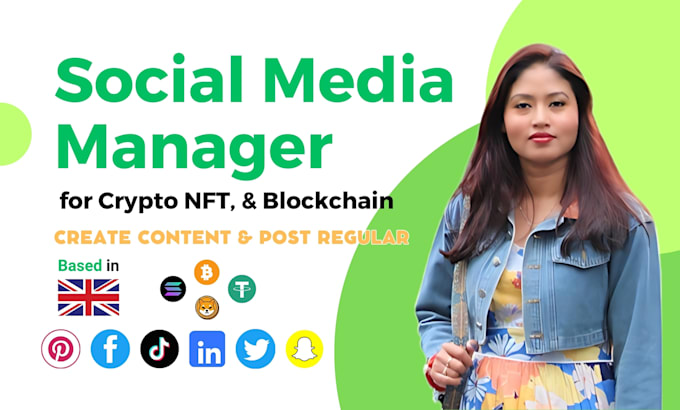 Gig Preview - Crypto nft and blockchain social media manager