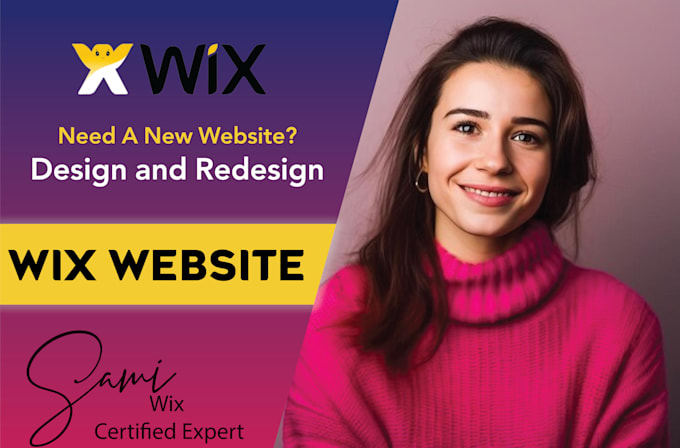 Gig Preview - Create wix website design and redesign