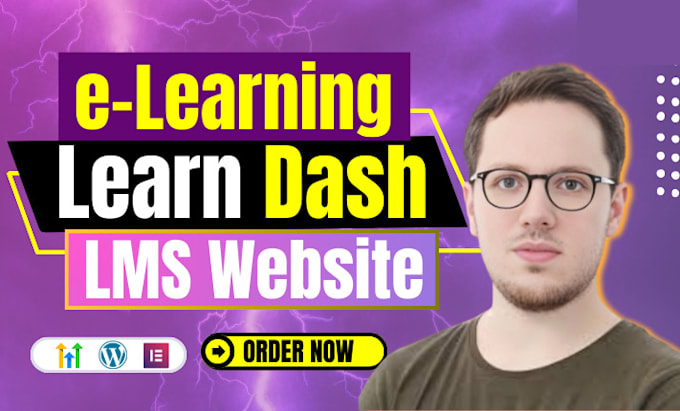 Gig Preview - Create elearning website and educational course website learndash lms