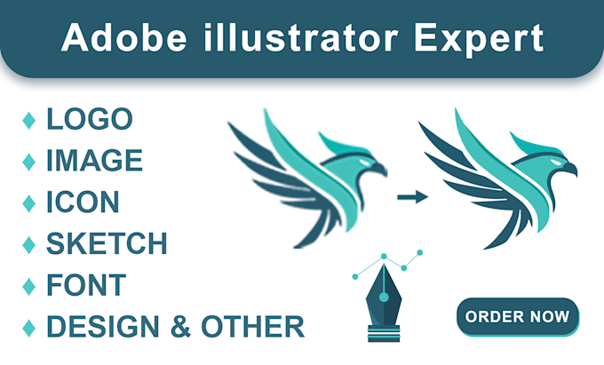 Gig Preview - Do or edit any adobe illustrator work professionally