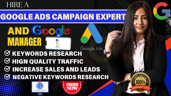 Gig Preview - Create and manage high converting google ads and PPC campaigns