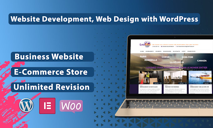 Gig Preview - Build responsive wordpress website design