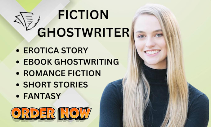 Gig Preview - Ghostwrite fiction fantasy, sci fi romance book or ebook ghostwrite non fiction