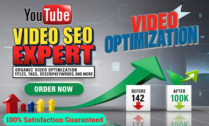 Gig Preview - Optimize video and do best youtube seo for rank your video