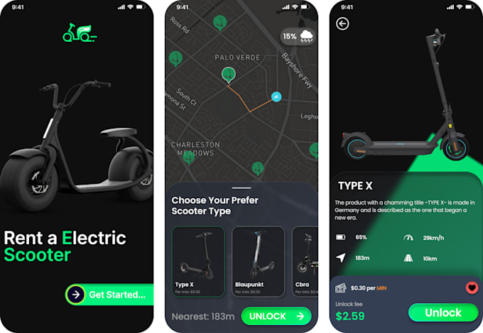 Bestseller - develop on demand e scooter app, e bike rental app, booking with admin panel