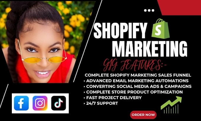 Gig Preview - Drive sales with expert shopify store promotion boost shopify marketing sales