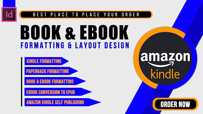 Gig Preview - Design book formatting layout for KDP, kindle, ingramspark, lulu