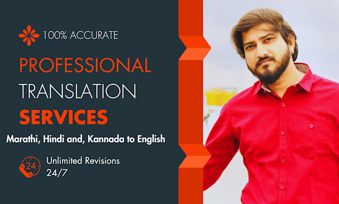 Gig Preview - Do translation and proofreading from marathi, hindi, and kannada to english