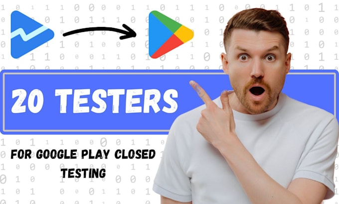 Gig Preview - Provide 12 testers with closed testing on google