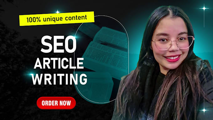 Gig Preview - Do SEO article writing optimized, unique and engaging