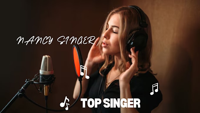 Gig Preview - Be your soulful singer, female vocalist on pop edm rock metal guitar blues rnb