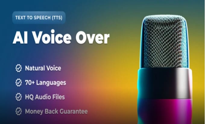 Gig Preview - Do voiceover services with ai