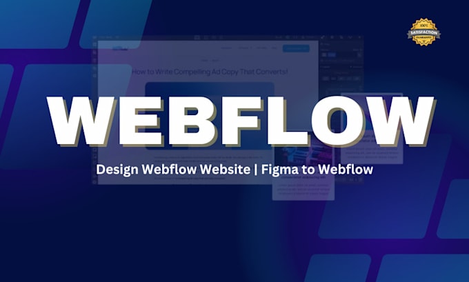 Gig Preview - Design, redesign webflow website, figma to webflow responsive website