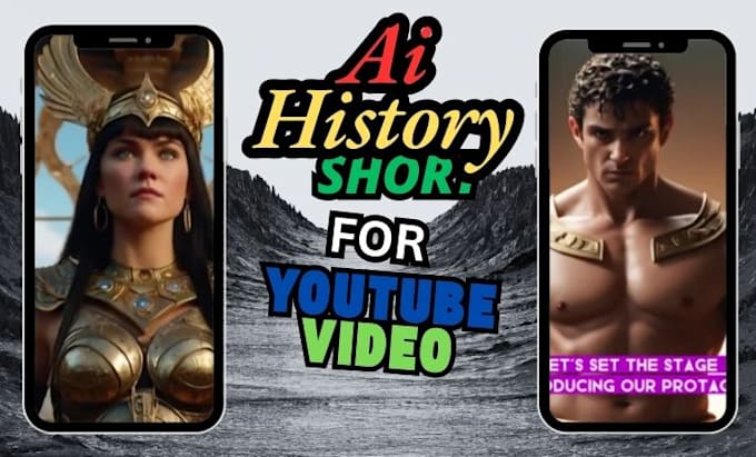 Gig Preview - Create youtube shorts, trending ai history shorts, and instagram reels