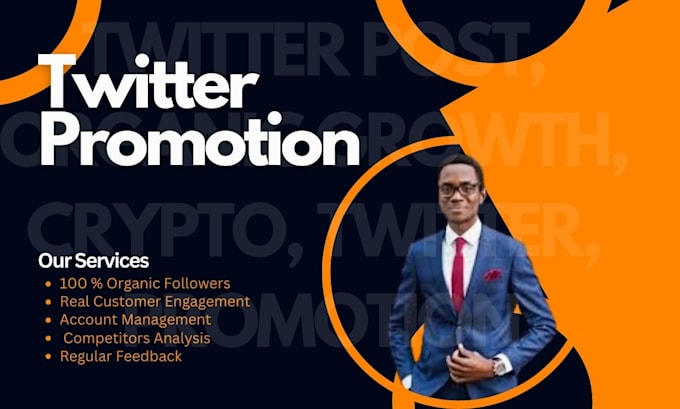 Gig Preview - Twitter post organic growth crypto promotion engagement