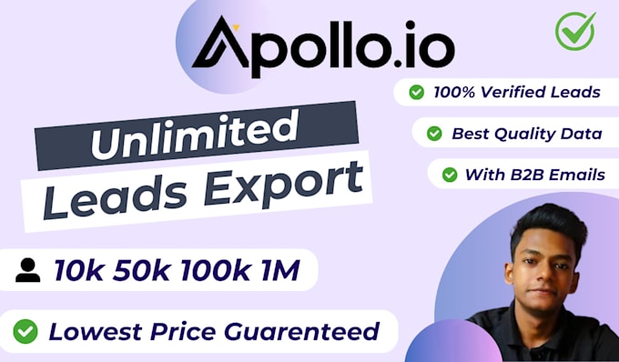 Gig Preview - Provide unlimited apollo export for you