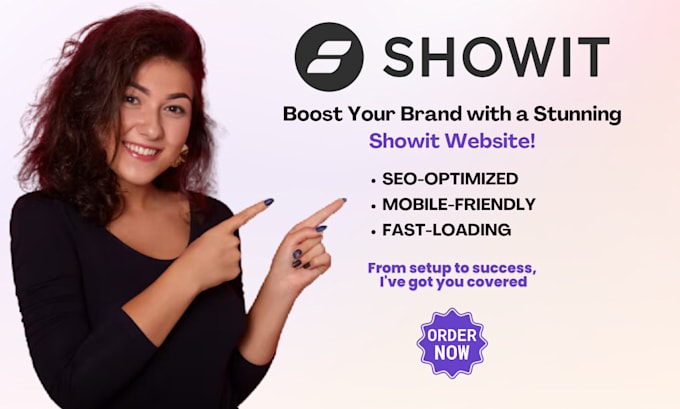 Gig Preview - Create a custom, SEO friendly showit website for your brand or business