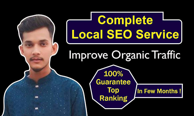 Gig Preview - Local SEO website optimization service for google top ranking