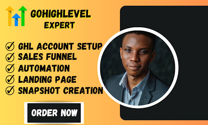 Gig Preview - Be your gohighlevel expert for go high level website and sales funnel