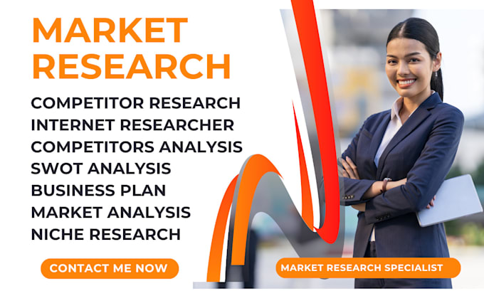 Gig Preview - Conduct market research, industry swot and competitor analysis, business