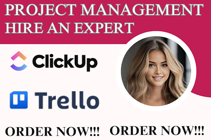 Gig Preview - Setup project management using clickup, trello management crm