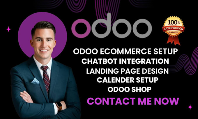 Gig Preview - Design odoo ecommerce website odoo enterprise landing page odoo online store pos