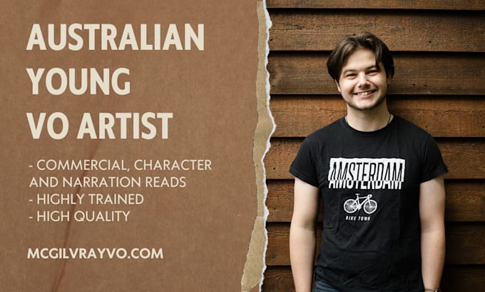 Gig Preview - Bring a fresh, youthful, aussie voice to your brand or project