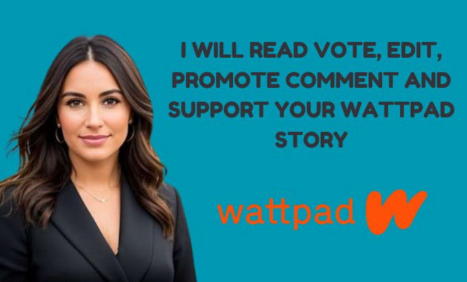 Gig Preview - Promote, read, interact and comment on your wattpad story