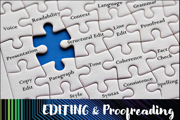 Gig Preview - Structural, line, copy edit, and proofread your documents