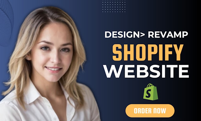 Gig Preview - Shopify website redesign shopify website design redesign shopify store design