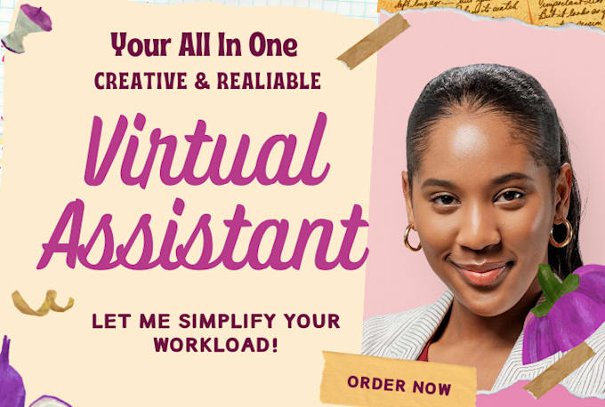 Gig Preview - Personal administrative assistant creative virtual assistant social media va