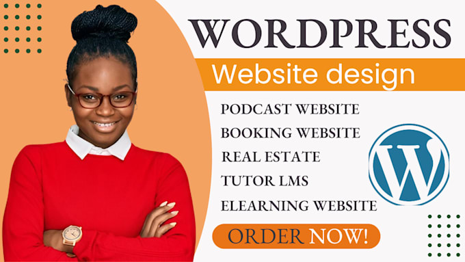 Gig Preview - Redesign podcast elearning real estate and booking amelia wordpress website