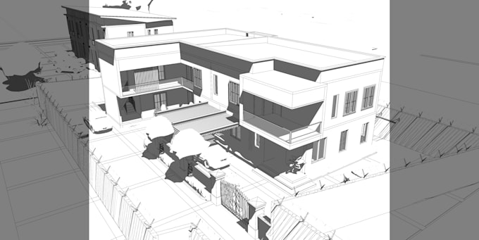 Gig Preview - Do architectural sketchup 3d modeling