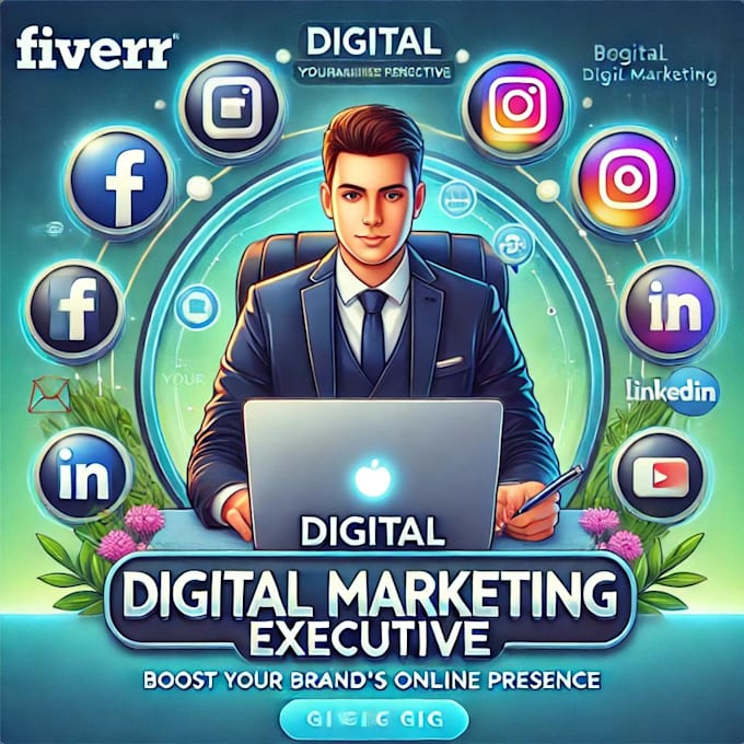 Gig Preview - Your social media marketing executive for success