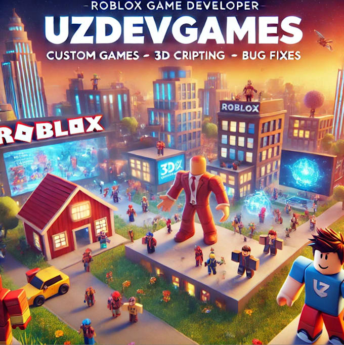 Gig Preview - Develop a roblox game includes script, map, animation