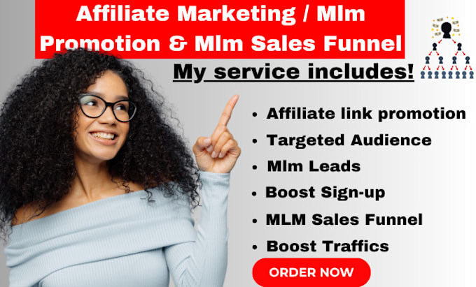 Gig Preview - Mlm sales funnel, mlm promotion, mlm recruitment sales funnel, mlm sales funnel