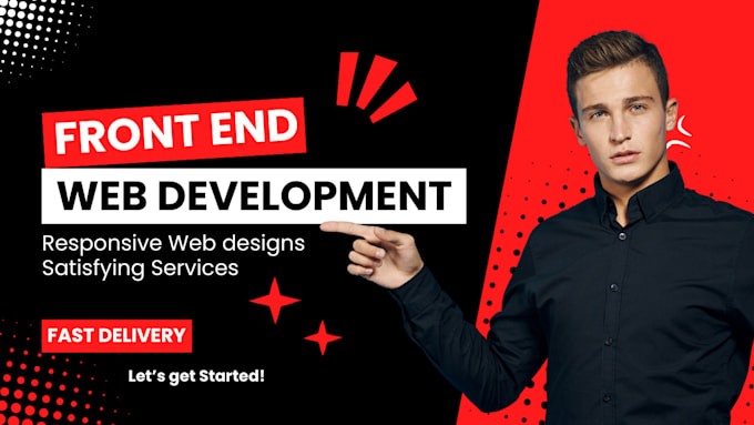 Gig Preview - Be front end web developer, psd to html, html CSS, and react js developer