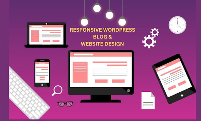 Gig Preview - Create a responsive wordpress blog or website design