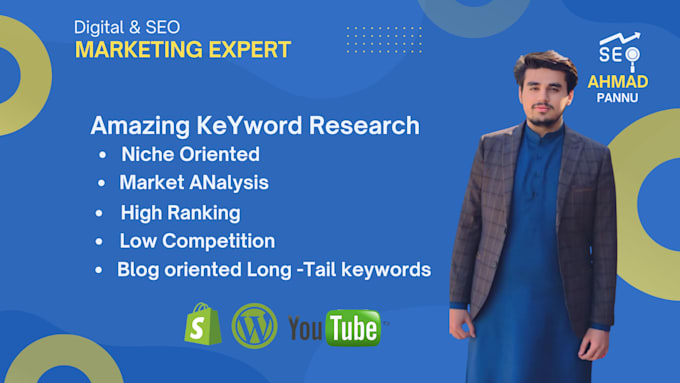 Gig Preview - Do advance SEO keyword research and competitor analysis