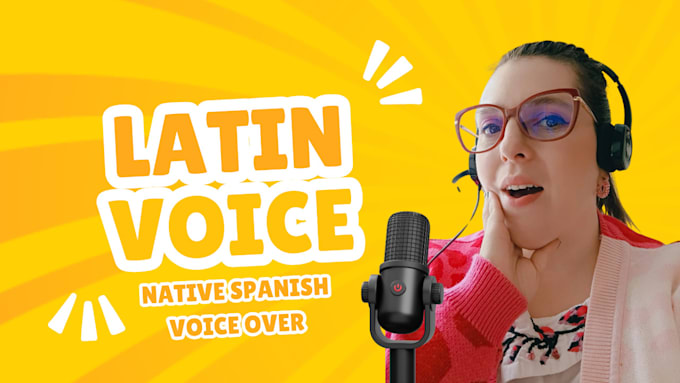 Gig Preview - Record a professional voice over in spanish for your project