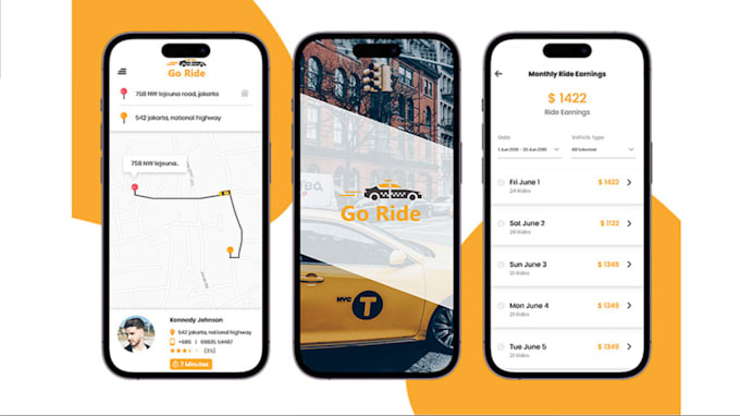 Bestseller - create taxi booking app, uber app, taxi booking website, uber clone, taxi app