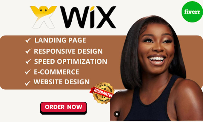 Gig Preview - Design, develop, or redesign your wix website and ecommerce store