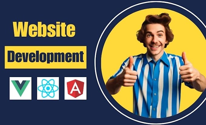 Gig Preview - Do website development web application front backend end developer