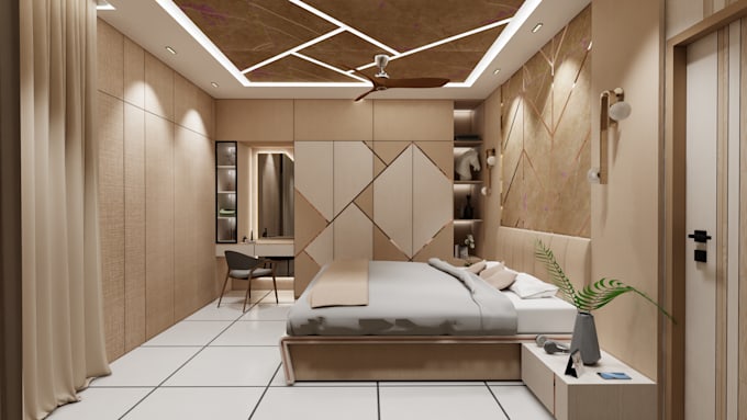 Bestseller - design living room, master bedroom, kids bedroom in 3d