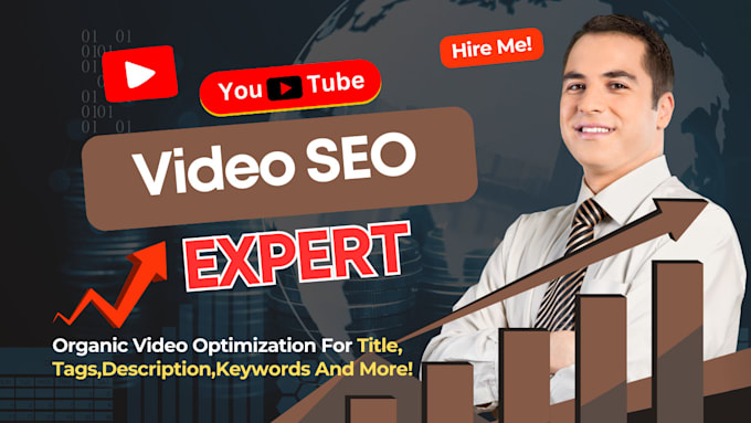 Gig Preview - Organically grow your youtube channel with SEO optimize