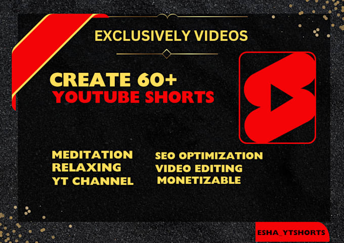 Gig Preview - Create 60 viral youtube short video for your channel