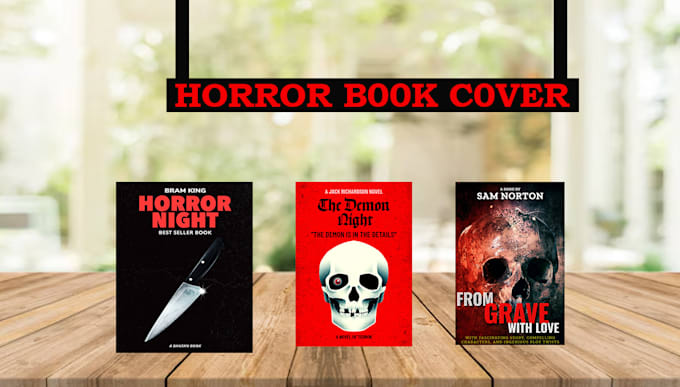 Gig Preview - Design book, ebook , children , horror book cover in 5 hrs